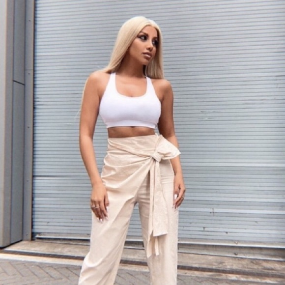 NWT Zara Tied Pareo Pants - Picture 3 of 6